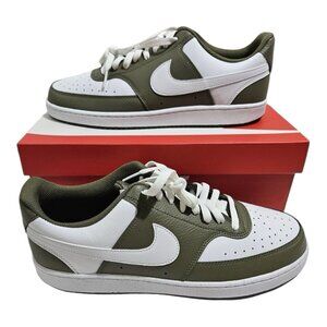 Nike Court Vision Lo Shoes Medium Olive White HM9862 201 Men’s Size 12 NEW